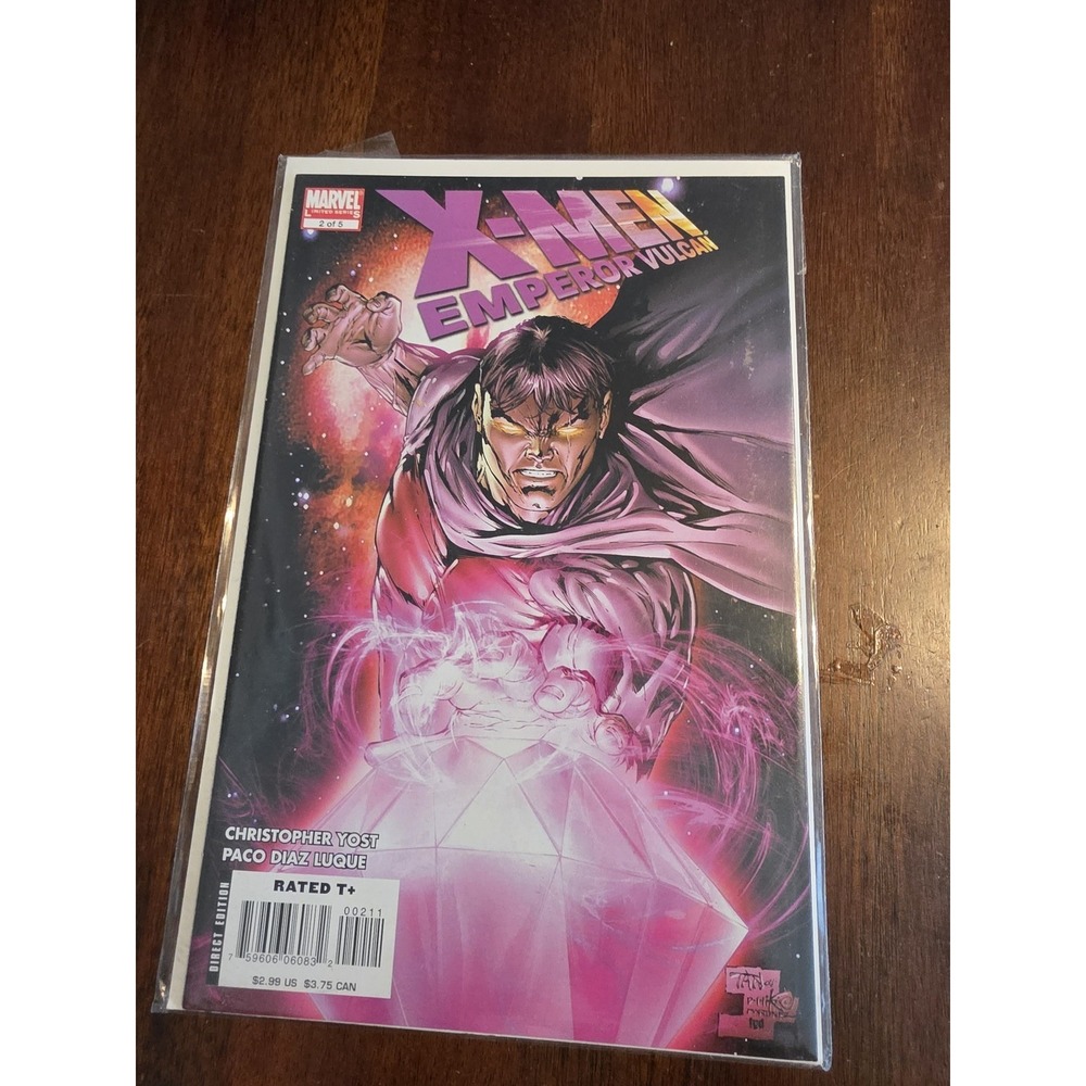 Marvel X-Men Emperor Vulcan #2 Comic Book Superhero Christopher Yost VG